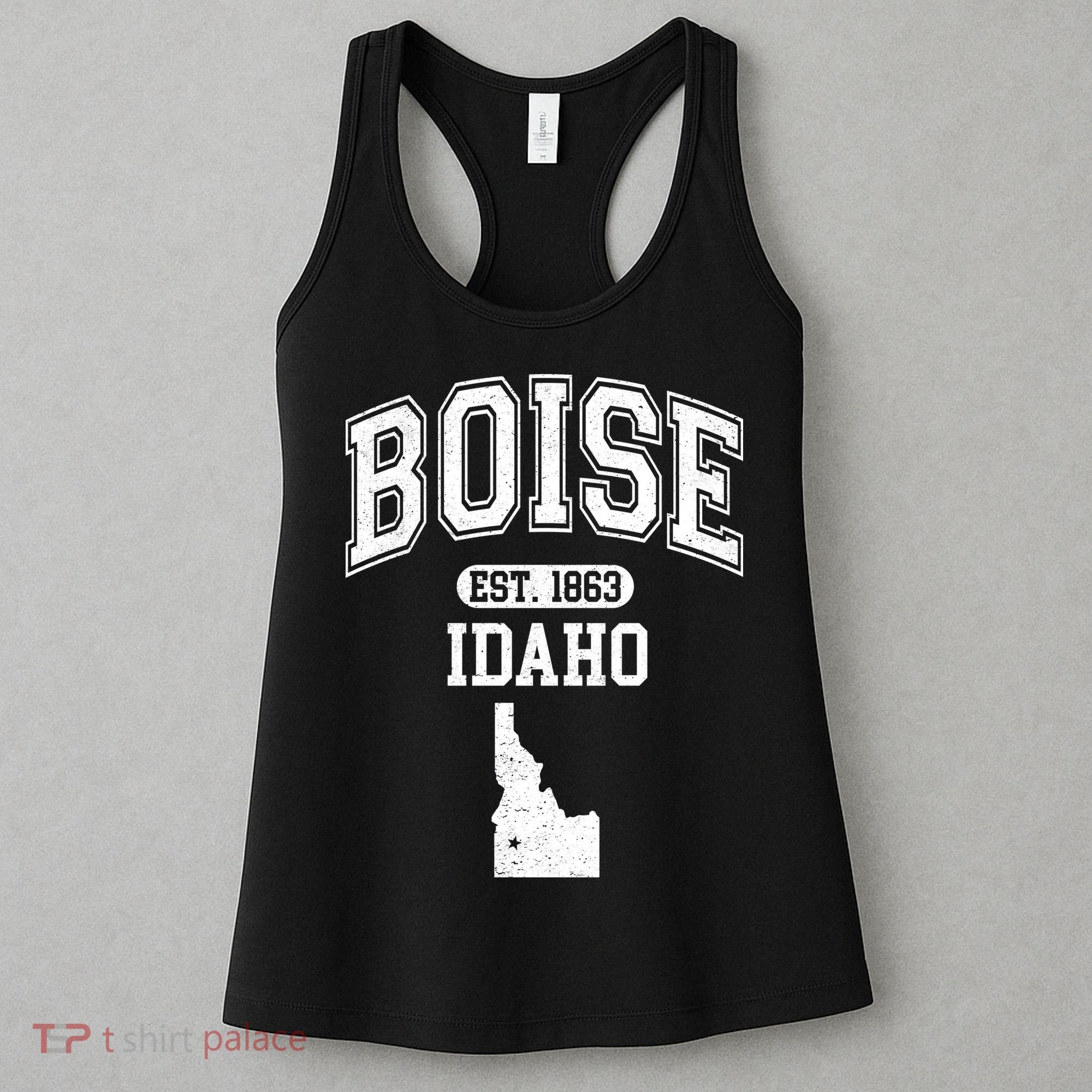 Boise Idaho Est. 1863 Varsity Women's Tank Top
