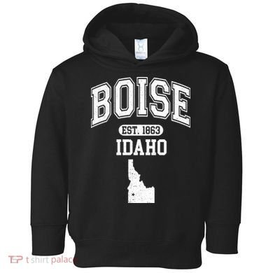 Boise Idaho Est. 1863 Varsity Toddler Hoodie