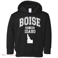 Boise Idaho Est. 1863 Varsity Toddler Hoodie thumb 0