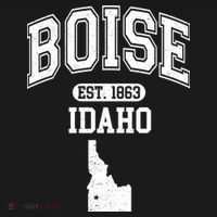 Boise Idaho Est. 1863 Varsity Toddler Hoodie thumb 2