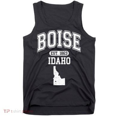Boise Idaho Est. 1863 Varsity Tank Top