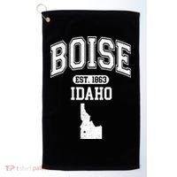 Boise Idaho Est. 1863 Varsity Golf Towel thumb 0