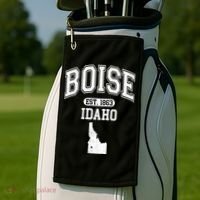 Boise Idaho Est. 1863 Varsity Golf Towel thumb 2
