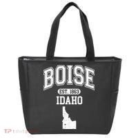 Boise Idaho Est. 1863 Varsity Tote Bag thumb 0