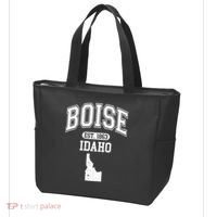 Boise Idaho Est. 1863 Varsity Tote Bag thumb 3