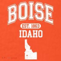 Boise Idaho Est. 1863 Varsity Long Sleeve Shirt thumb 2