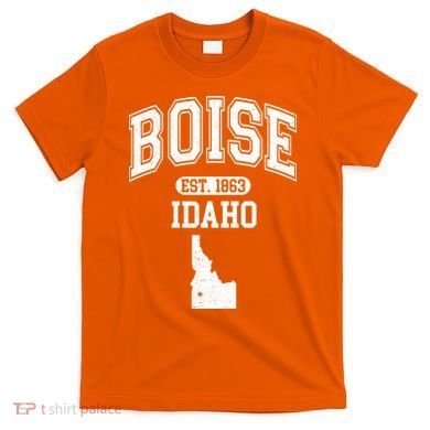 Boise Idaho Est. 1863 Varsity T-Shirt