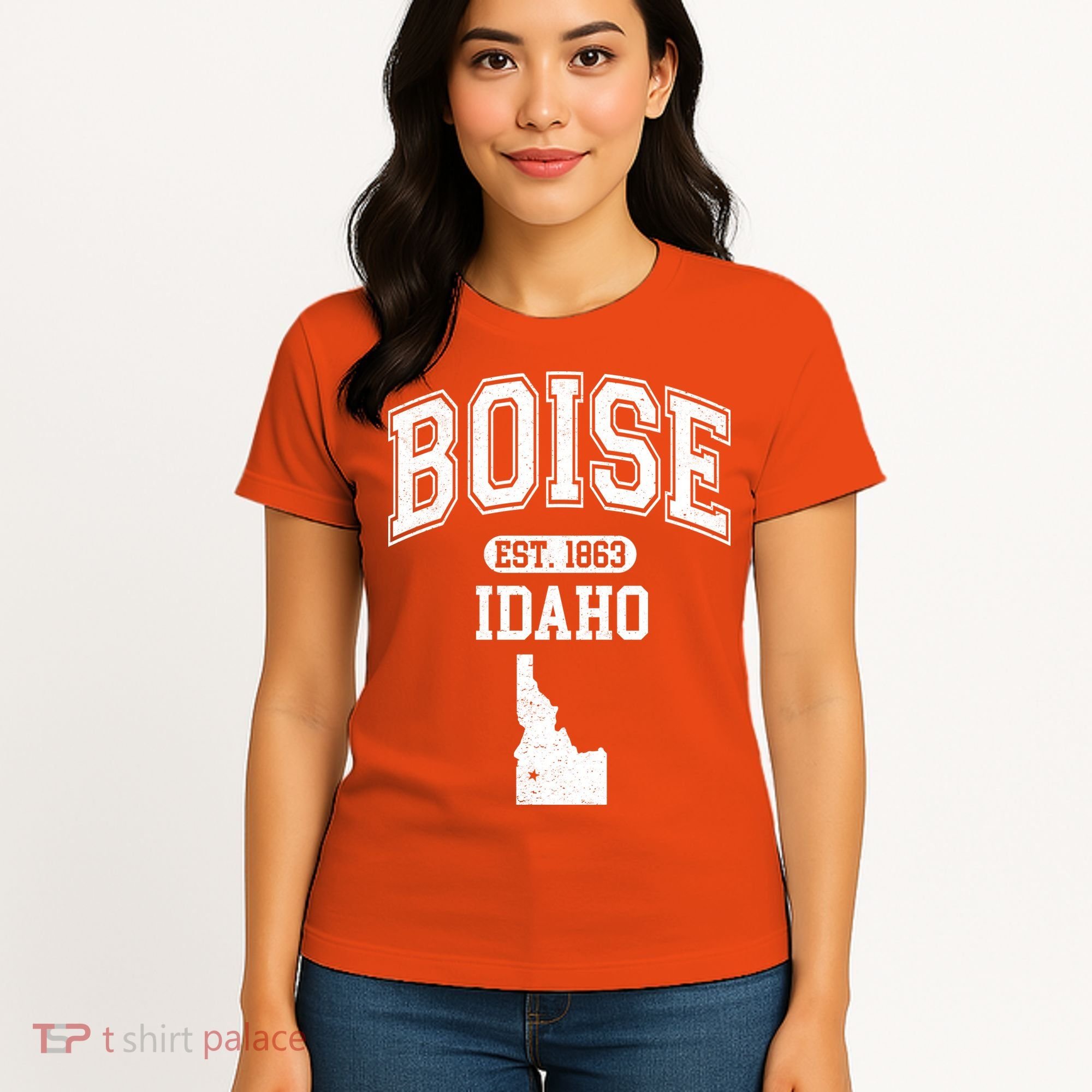 Boise Idaho Est. 1863 Varsity Women's T-Shirt