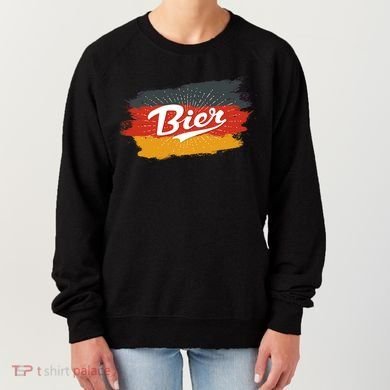 Bier German Flag Oktoberfest Women's Sweatshirt