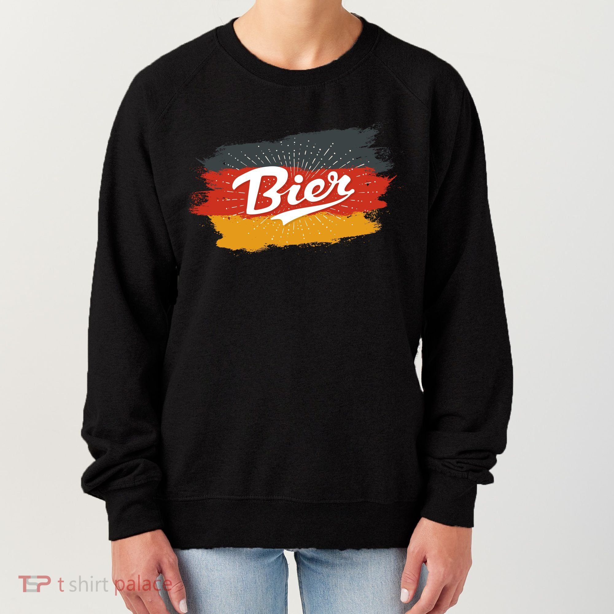 Bier German Flag Oktoberfest Women's Sweatshirt