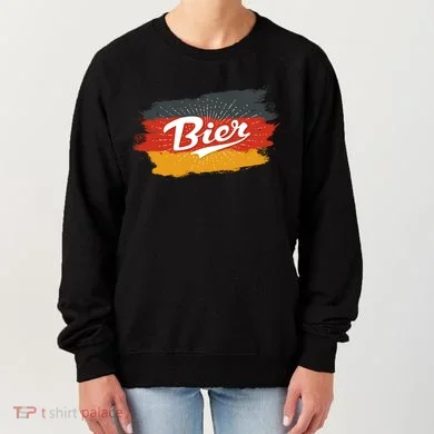 Bier German Flag Oktoberfest Women's Sweatshirt