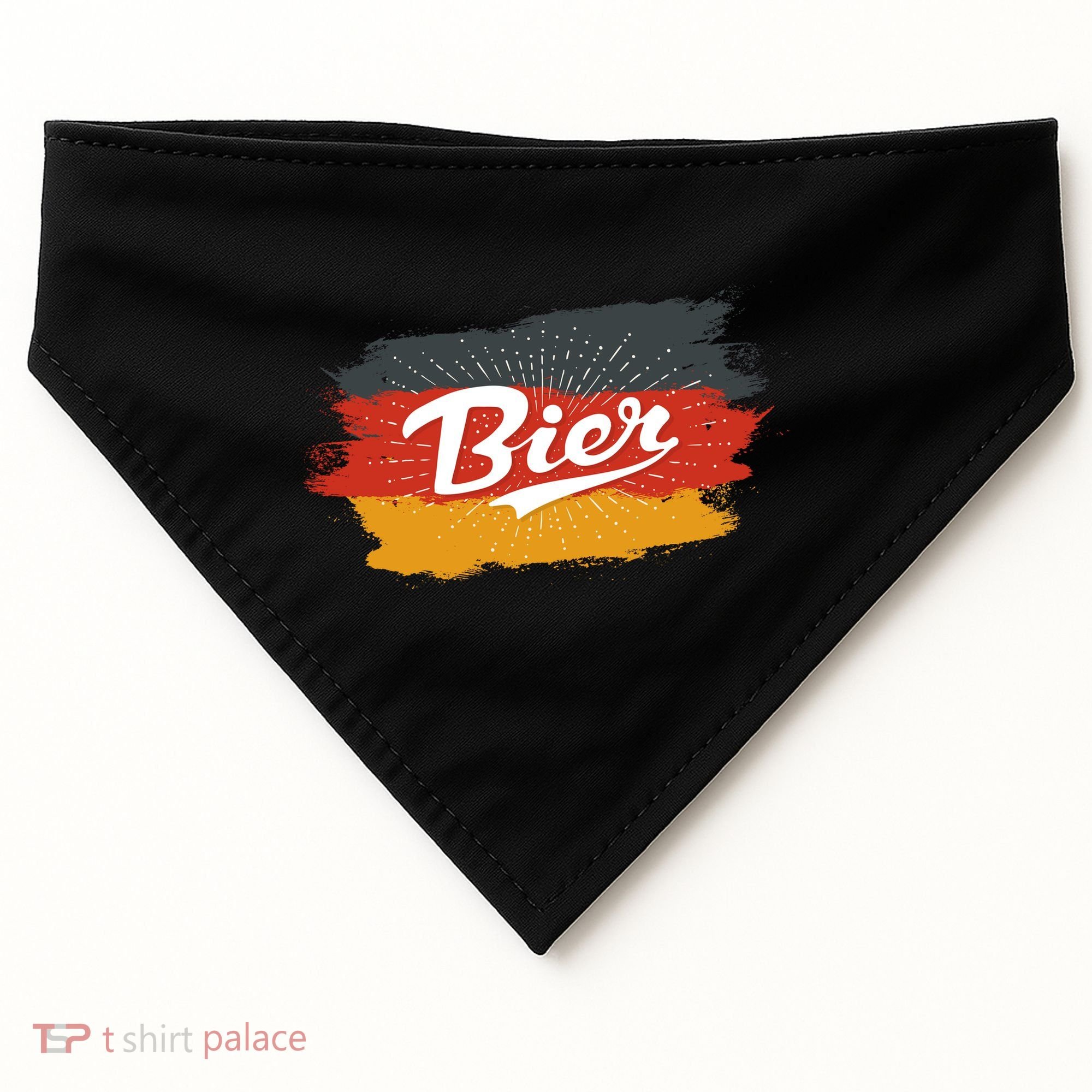 Bier German Flag Oktoberfest USA-Made Doggie Bandana