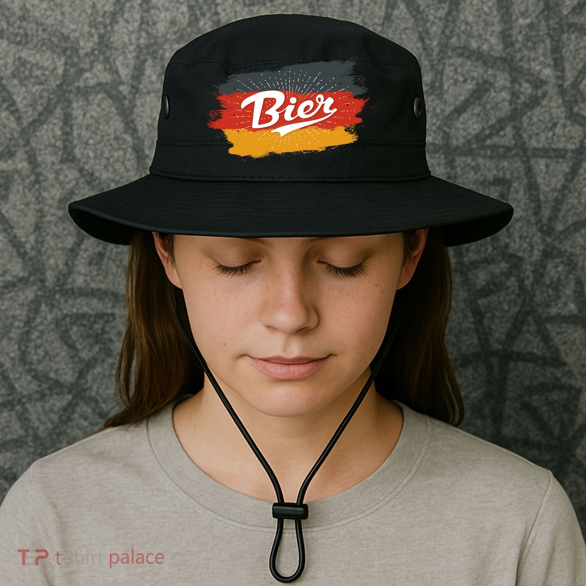 Bier German Flag Oktoberfest Bucket Hat