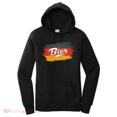 Bier German Flag Oktoberfest Women's Hoodie