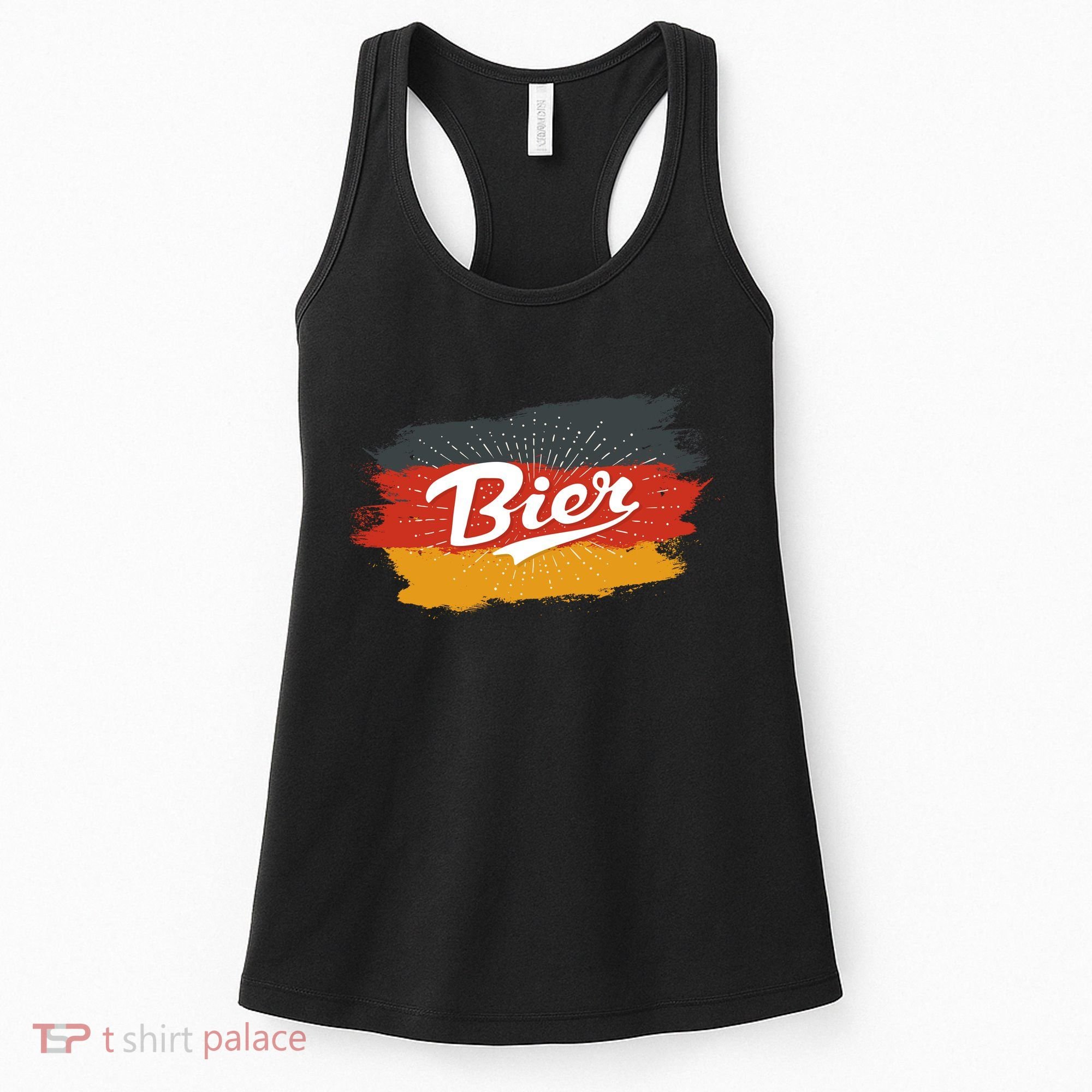 Bier German Flag Oktoberfest Women's Tank Top