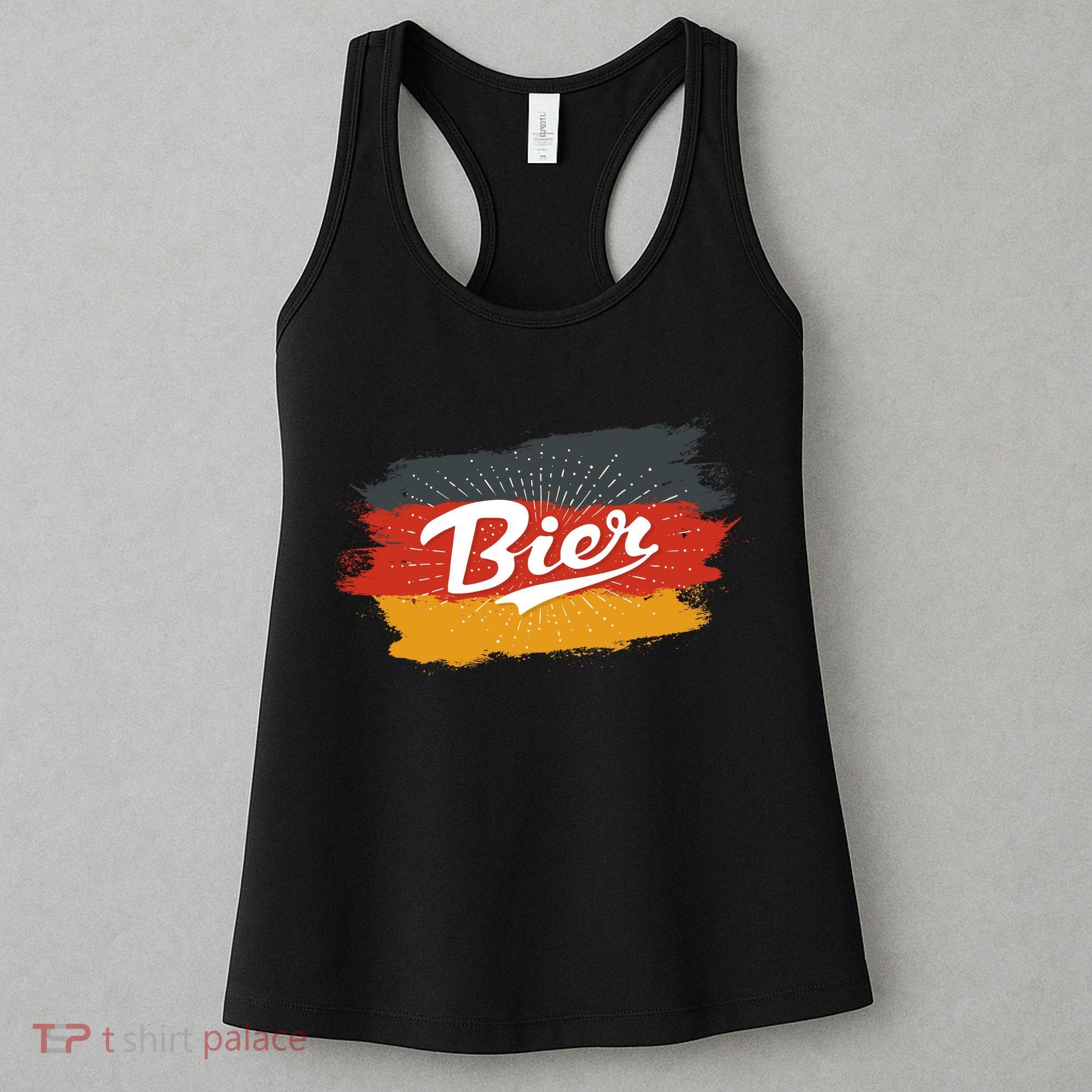 Bier German Flag Oktoberfest Women's Tank Top
