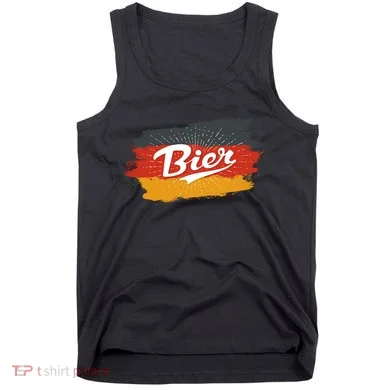 Bier German Flag Oktoberfest Tank Top
