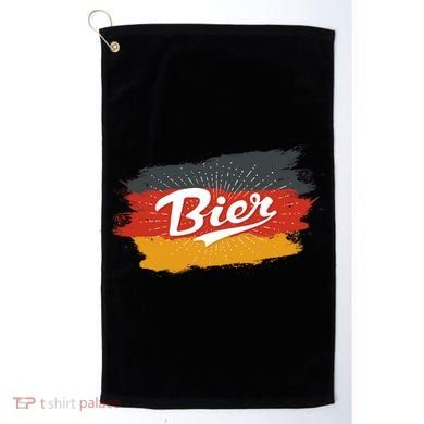 Bier German Flag Oktoberfest Golf Towel