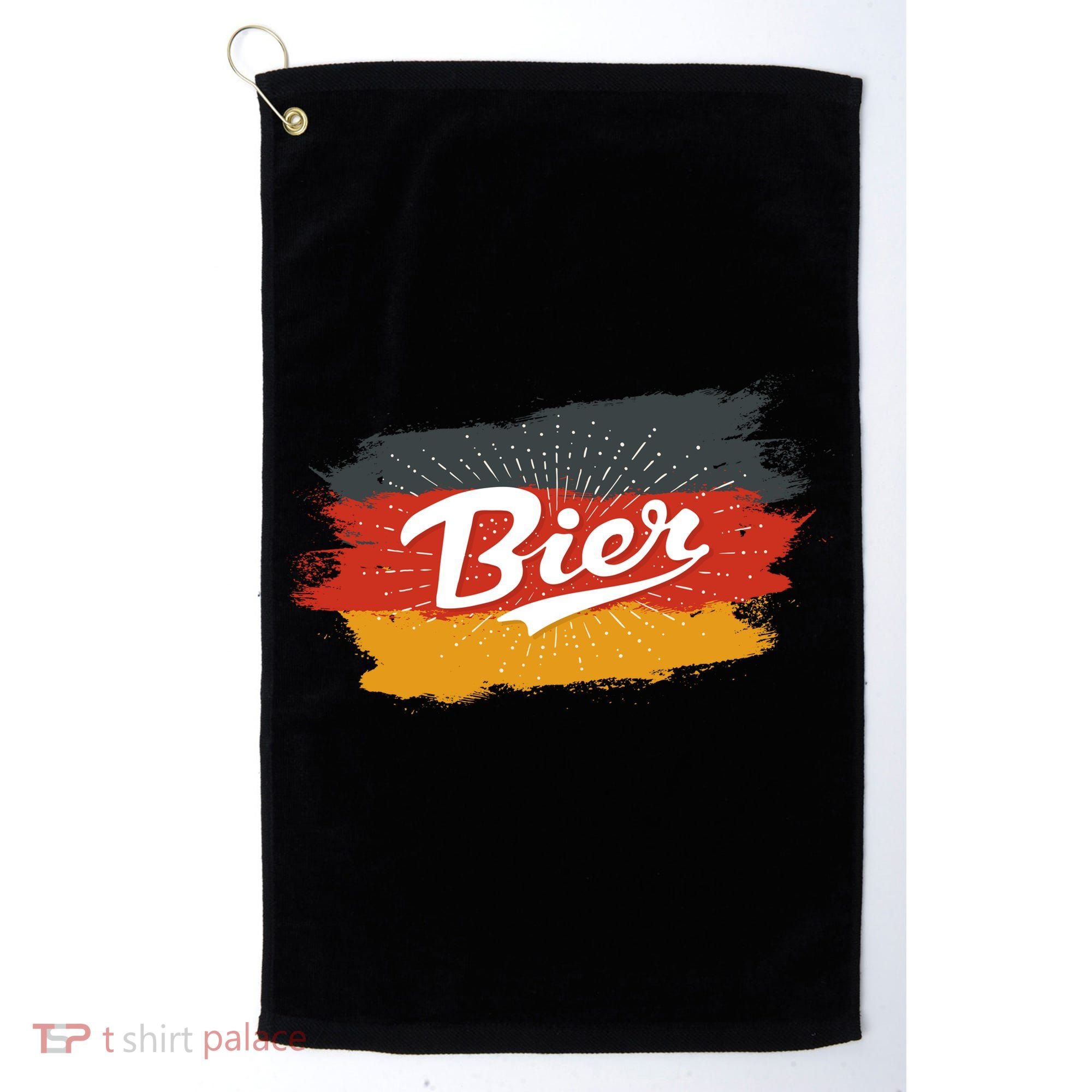 Bier German Flag Oktoberfest Golf Towel
