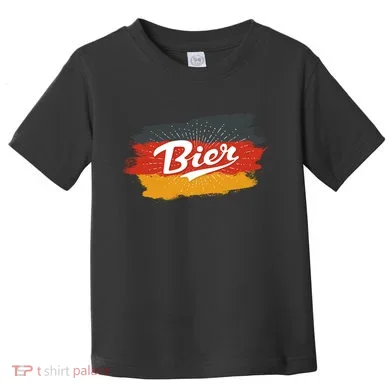 Bier German Flag Oktoberfest Toddler T-Shirt