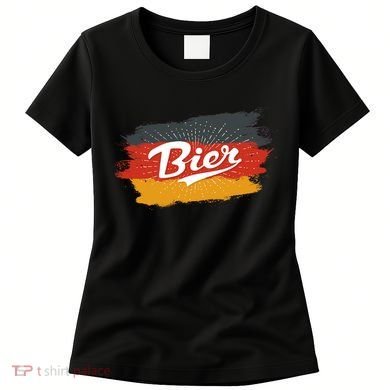 Bier German Flag Oktoberfest Women's T-Shirt