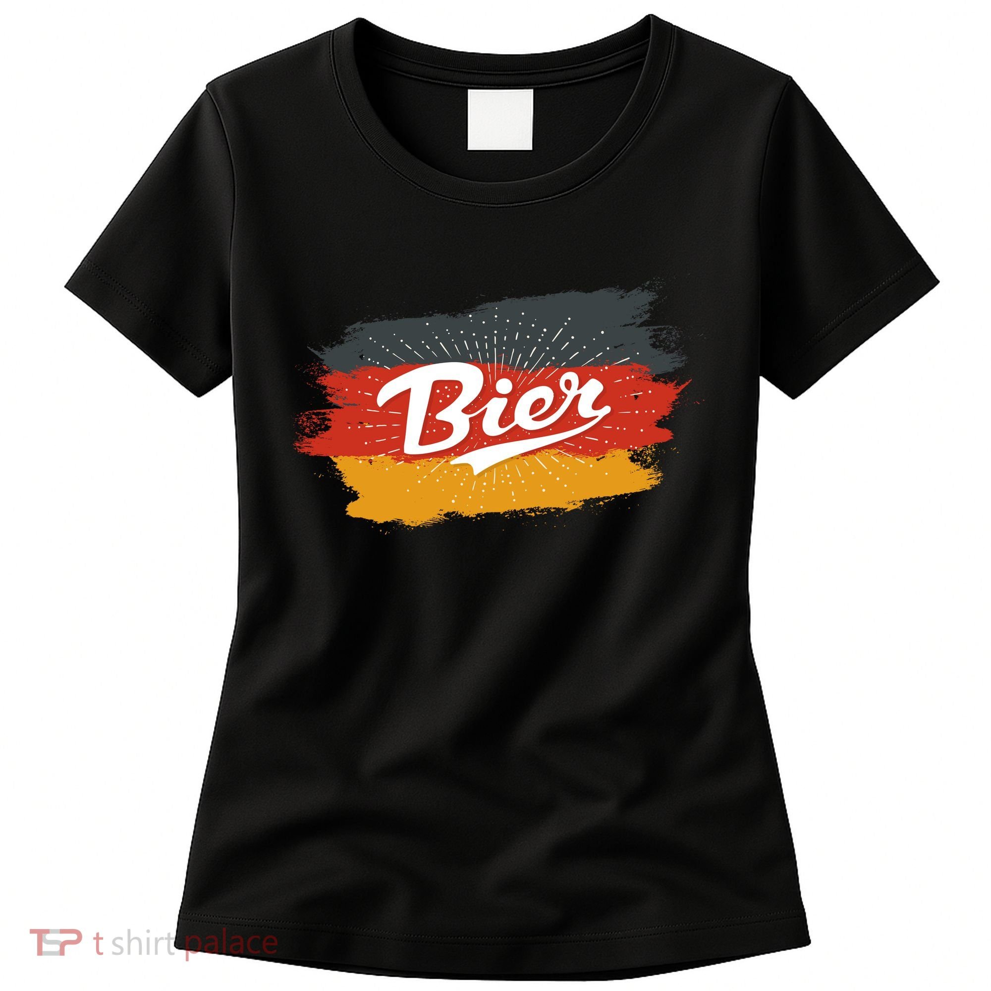 Bier German Flag Oktoberfest Women's T-Shirt