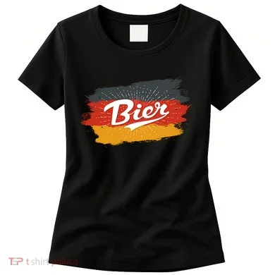Bier German Flag Oktoberfest Women's T-Shirt