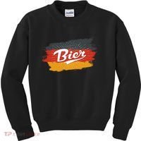 Bier German Flag Oktoberfest Kids Sweatshirt thumb 0