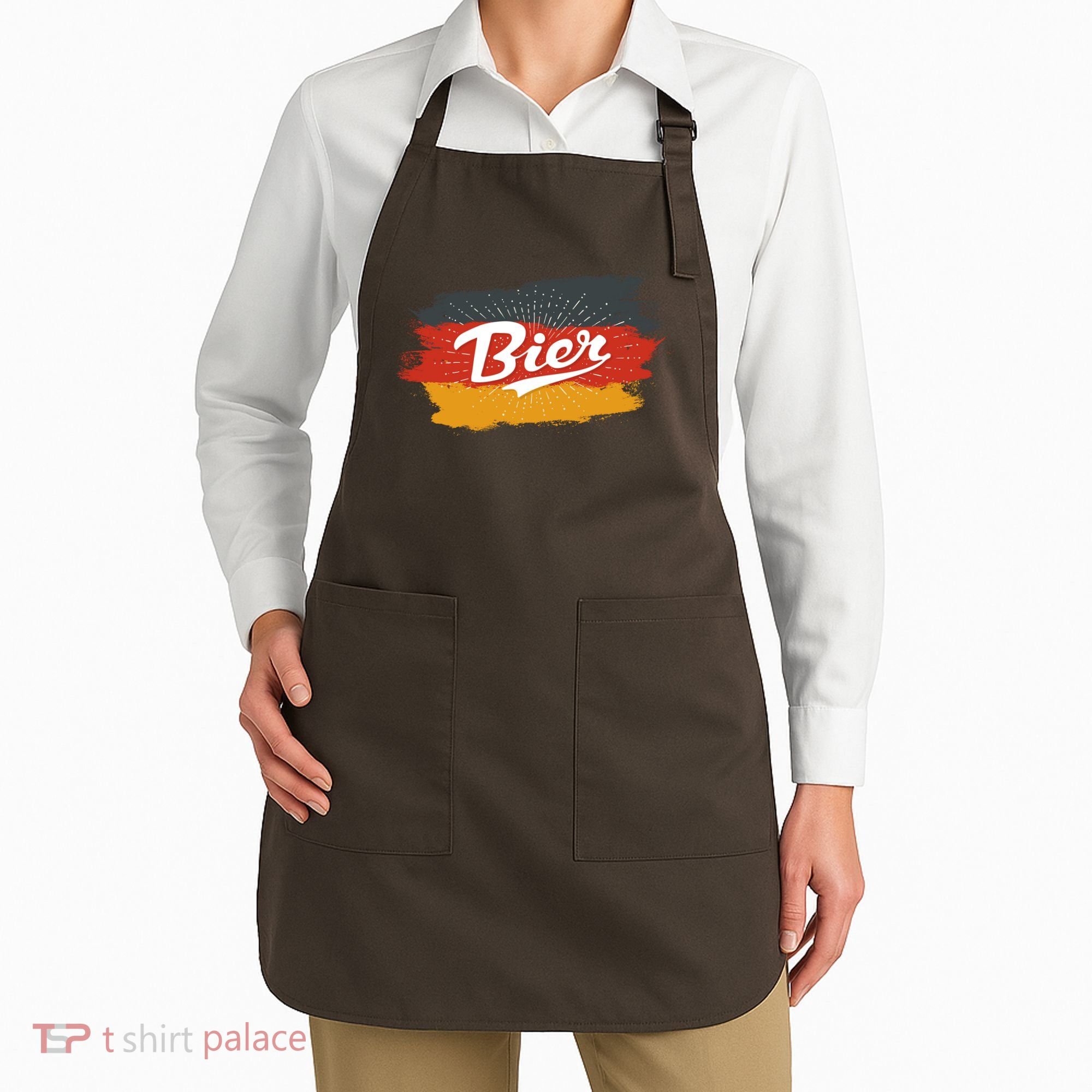 Bier German Flag Oktoberfest Apron