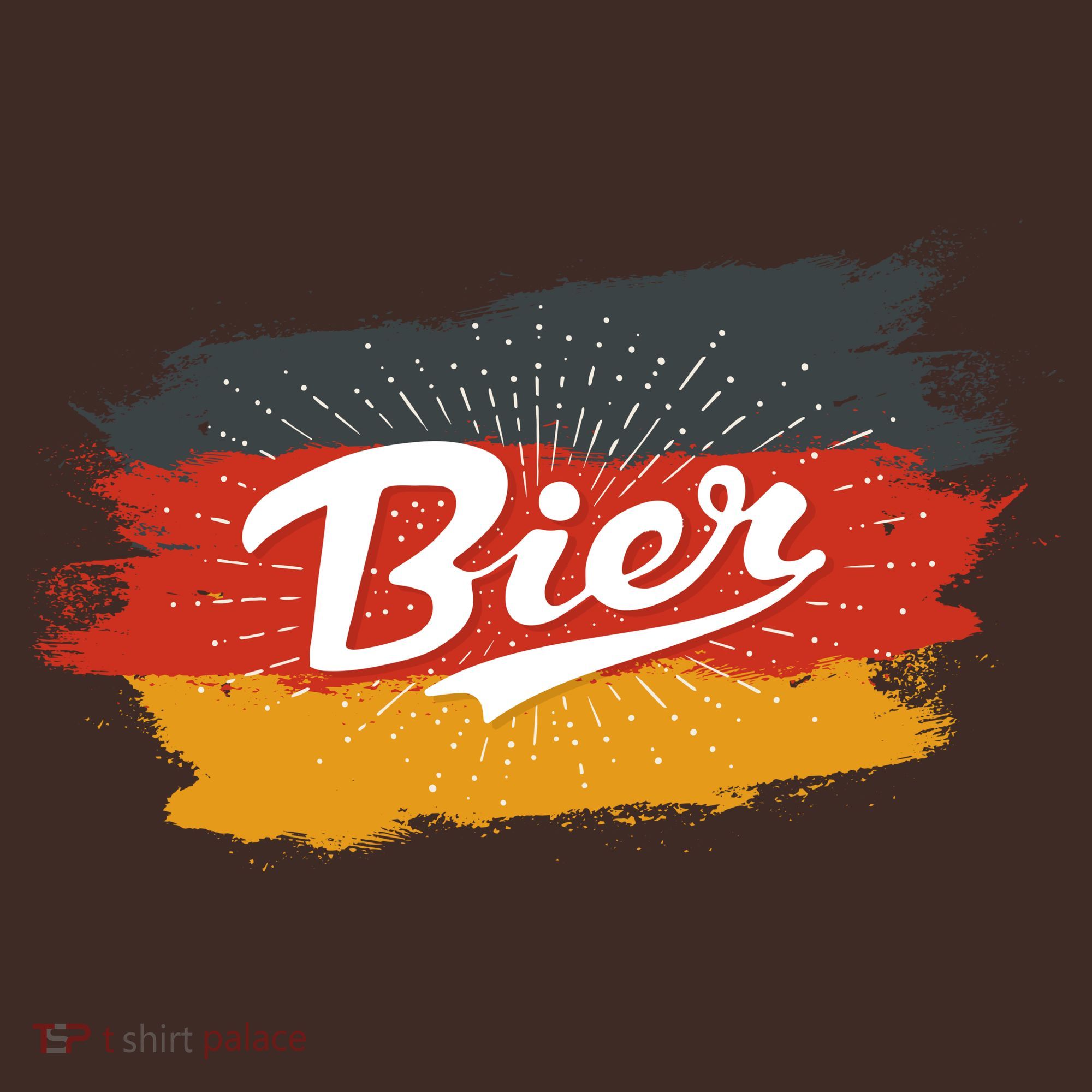 Bier German Flag Oktoberfest Apron