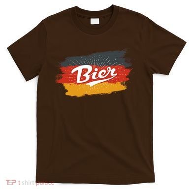 Bier German Flag Oktoberfest T-Shirt
