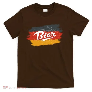 Bier German Flag Oktoberfest T-Shirt