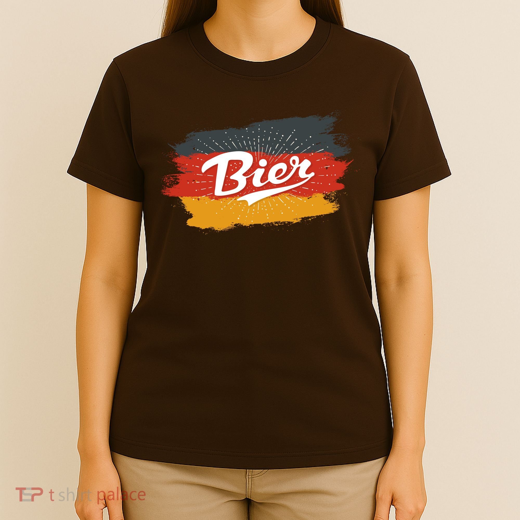 Bier German Flag Oktoberfest T-Shirt