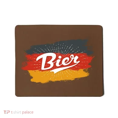 Bier German Flag Oktoberfest Mousepad