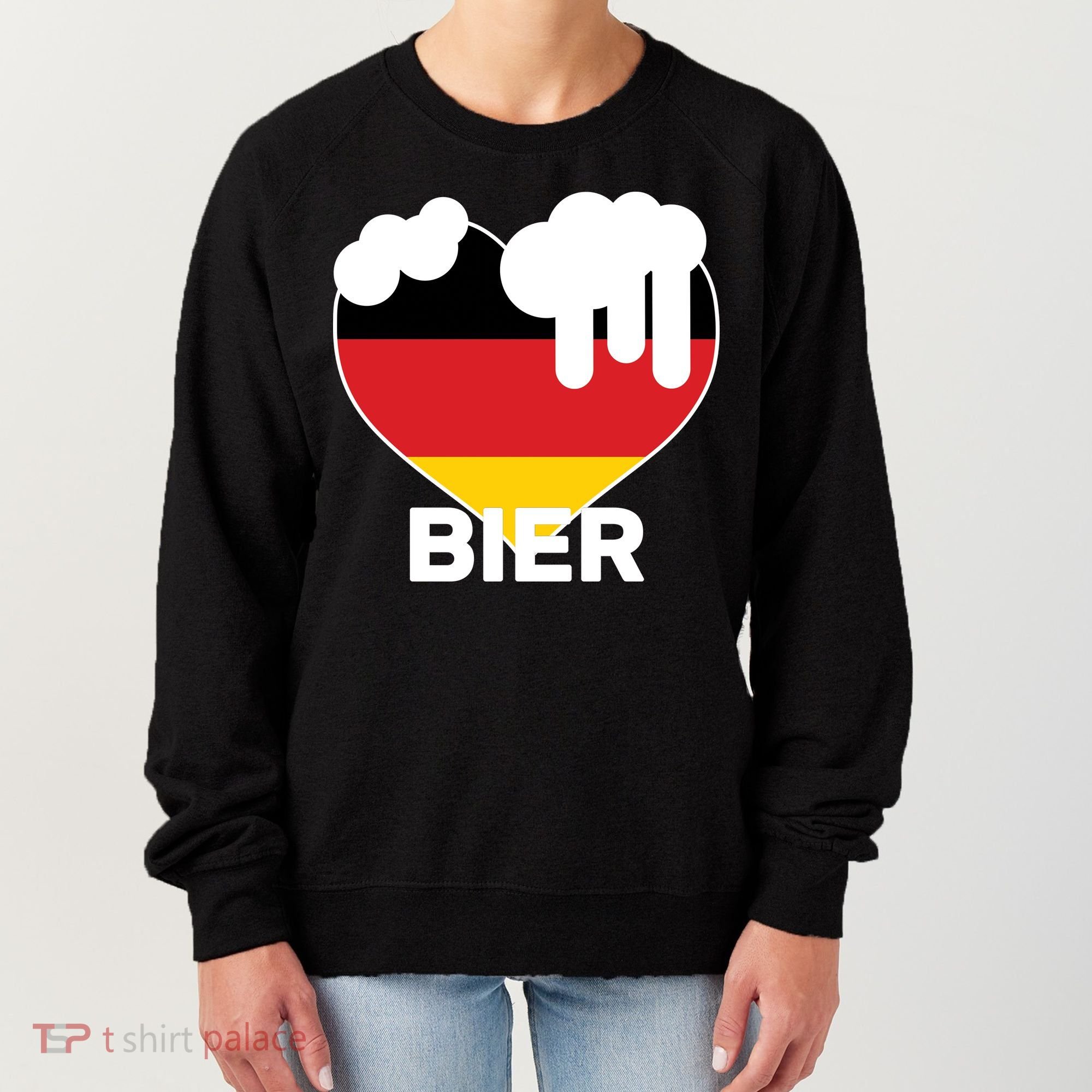 Bier Heart Full of Beer Oktoberfest Women's Sweatshirt