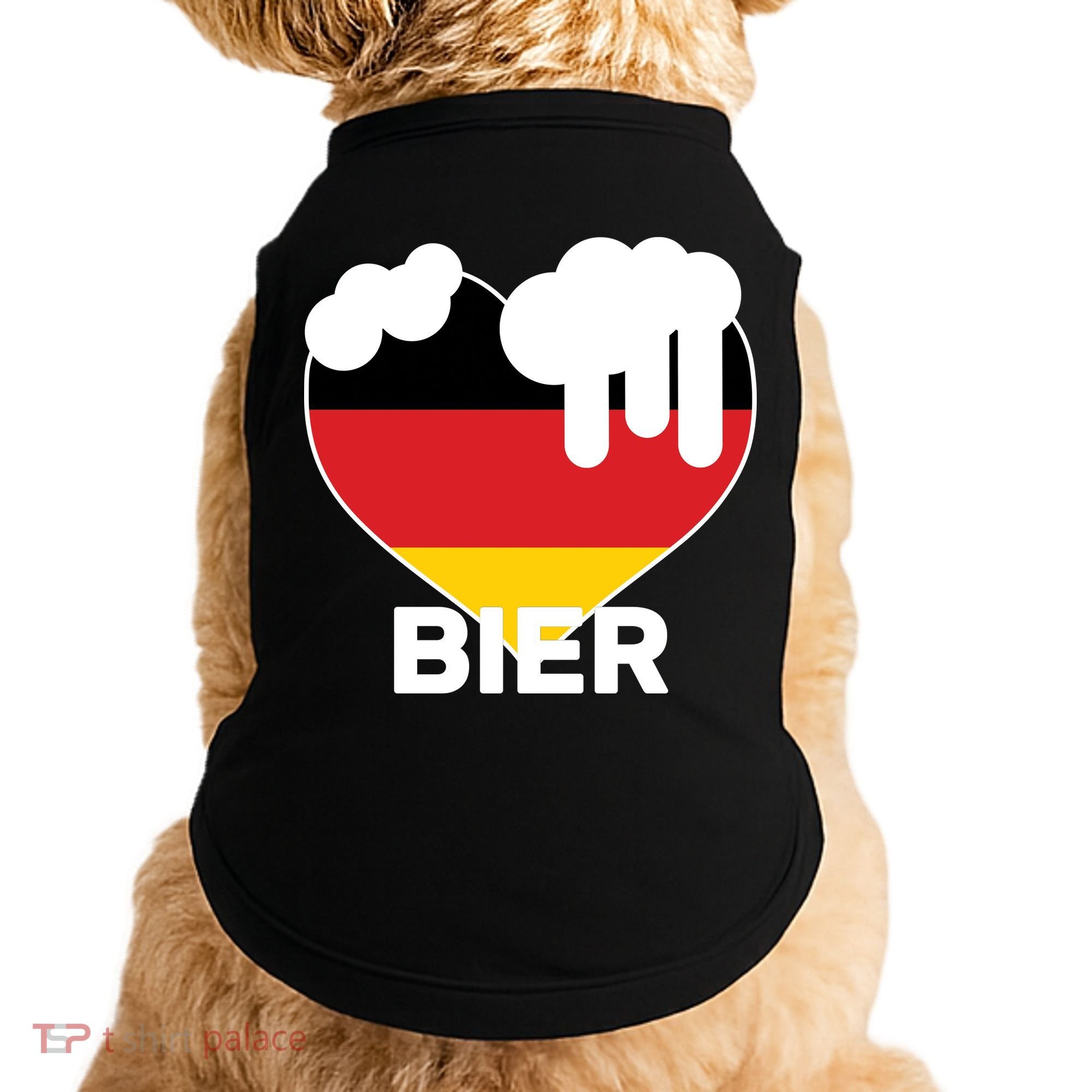 Bier Heart Full of Beer Oktoberfest Doggie Tank