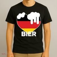 Bier Heart Full of Beer Oktoberfest T-Shirt thumb 3