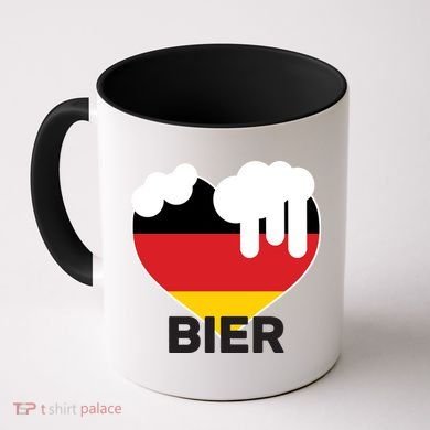 Bier Heart Full of Beer Oktoberfest Coffee Mug