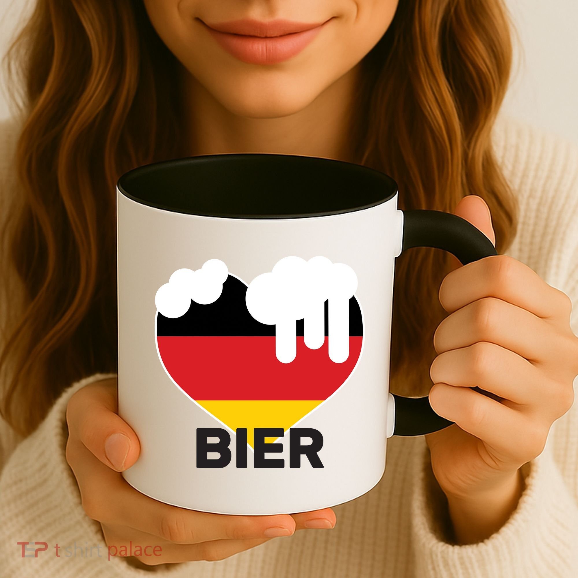 Bier Heart Full of Beer Oktoberfest Coffee Mug