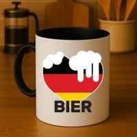 Bier Heart Full of Beer Oktoberfest Coffee Mug thumb 4
