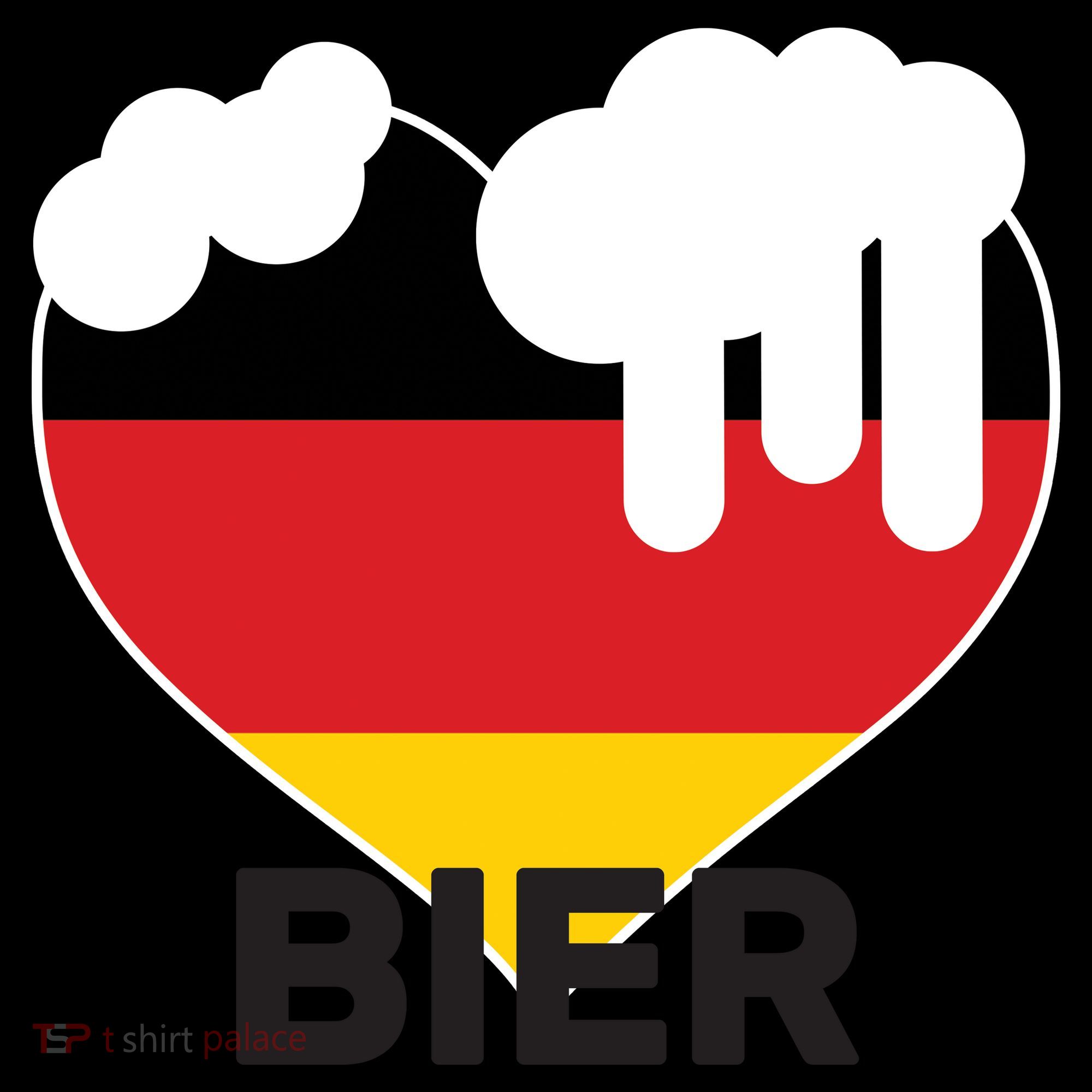Bier Heart Full of Beer Oktoberfest Coffee Mug