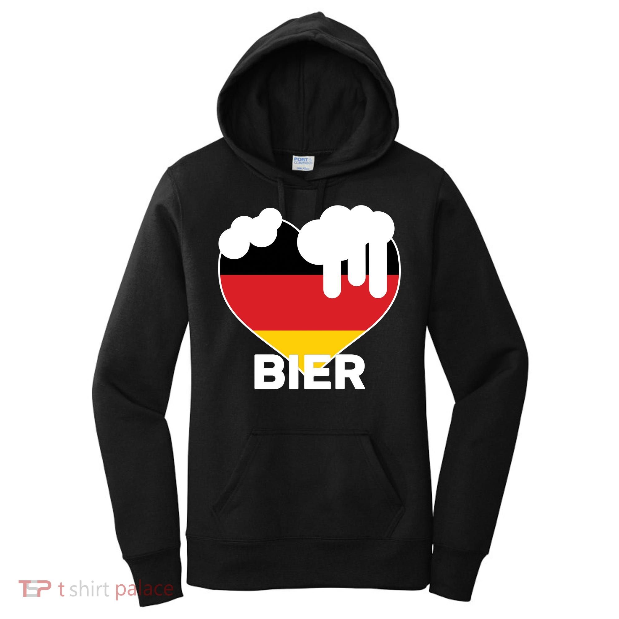 Bier Heart Full of Beer Oktoberfest Women's Hoodie