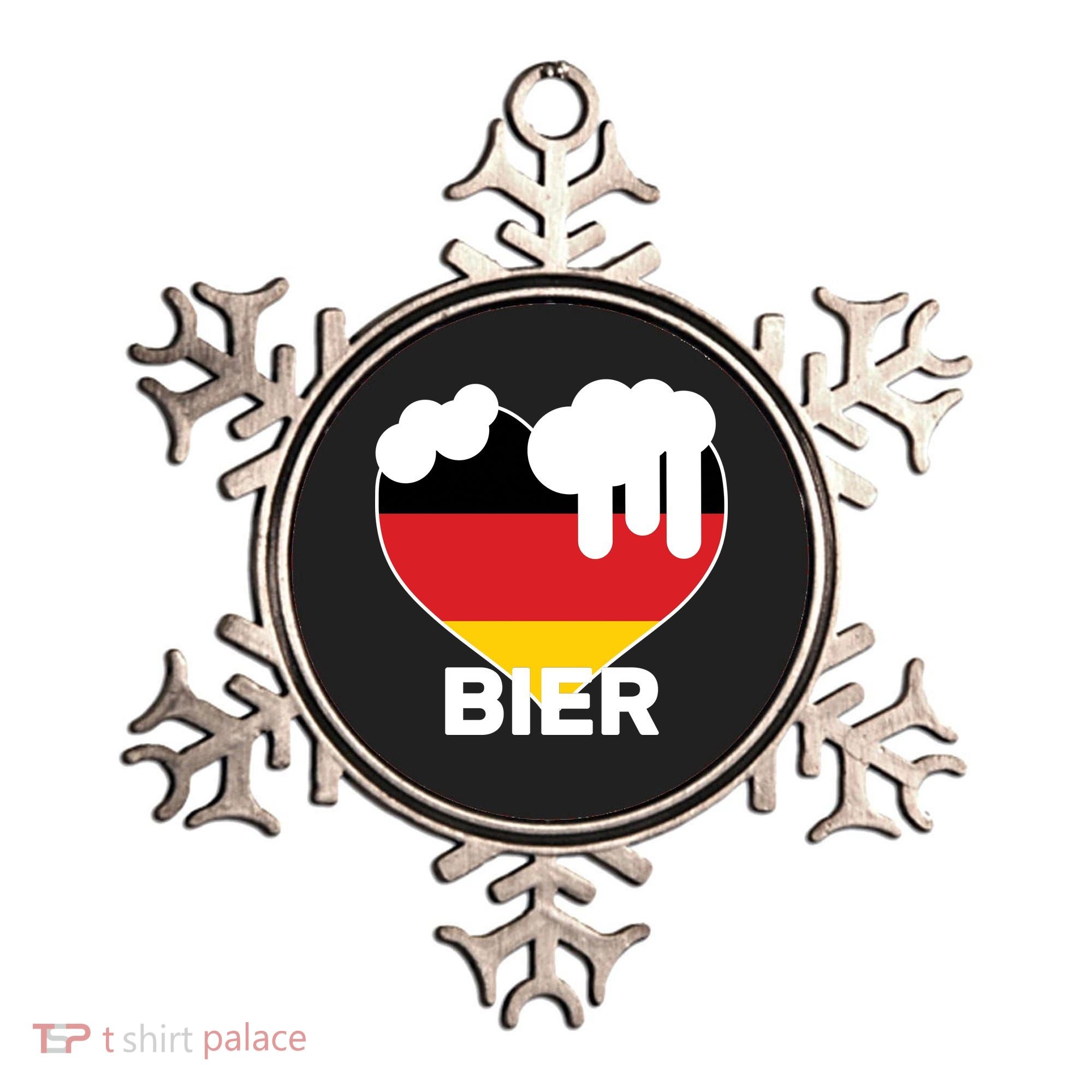 Bier Heart Full of Beer Oktoberfest Ornament