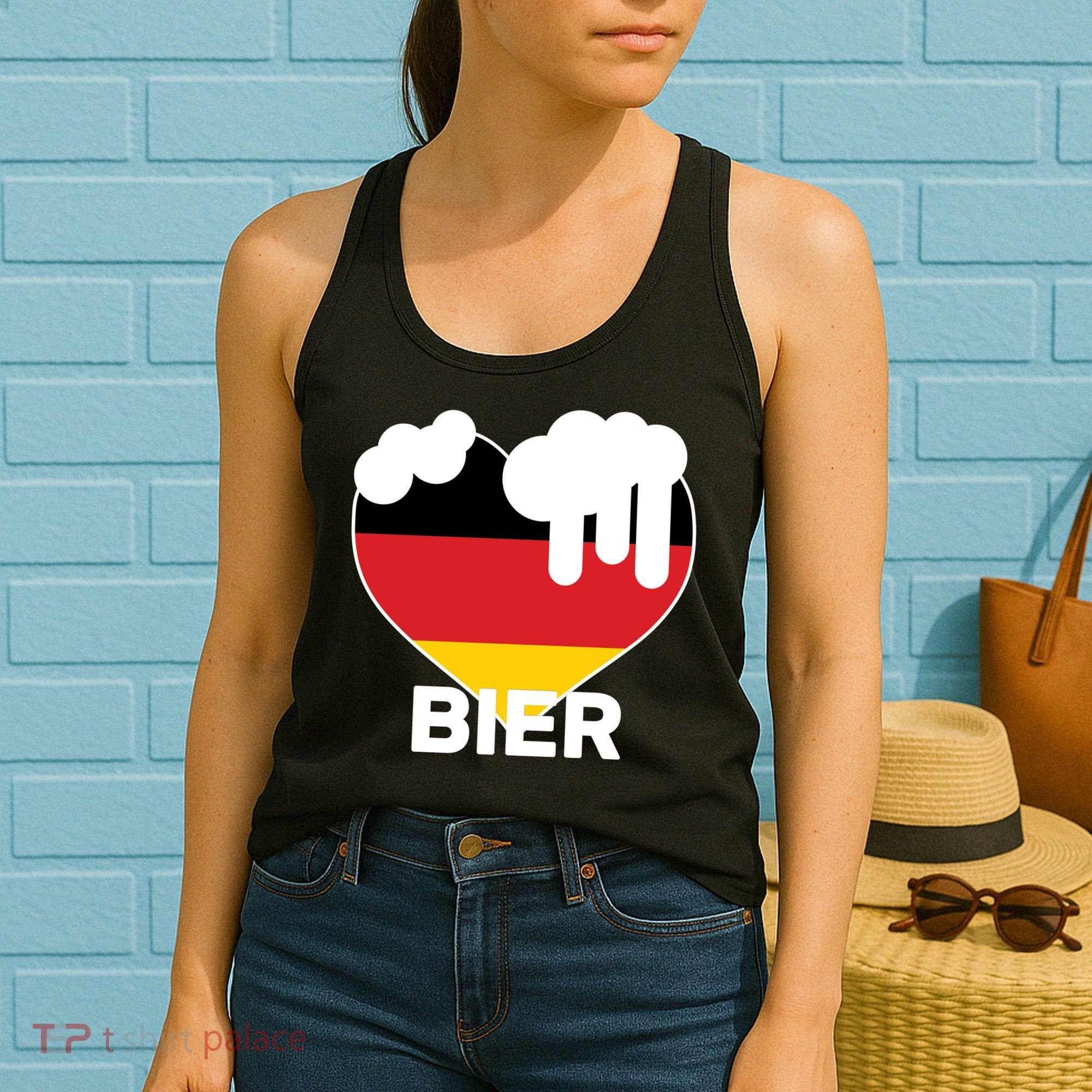 Bier Heart Full of Beer Oktoberfest Women's Tank Top
