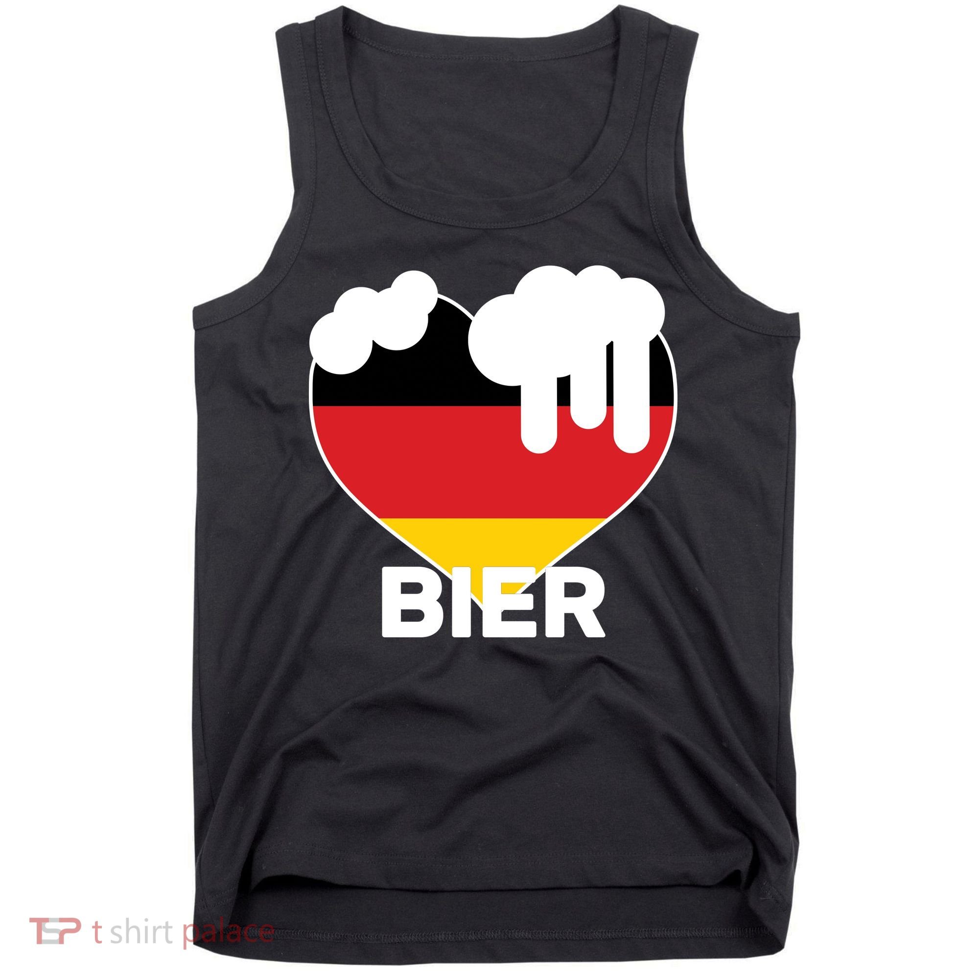 Bier Heart Full of Beer Oktoberfest Tank Top