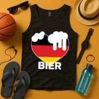 Bier Heart Full of Beer Oktoberfest Tank Top thumb 4