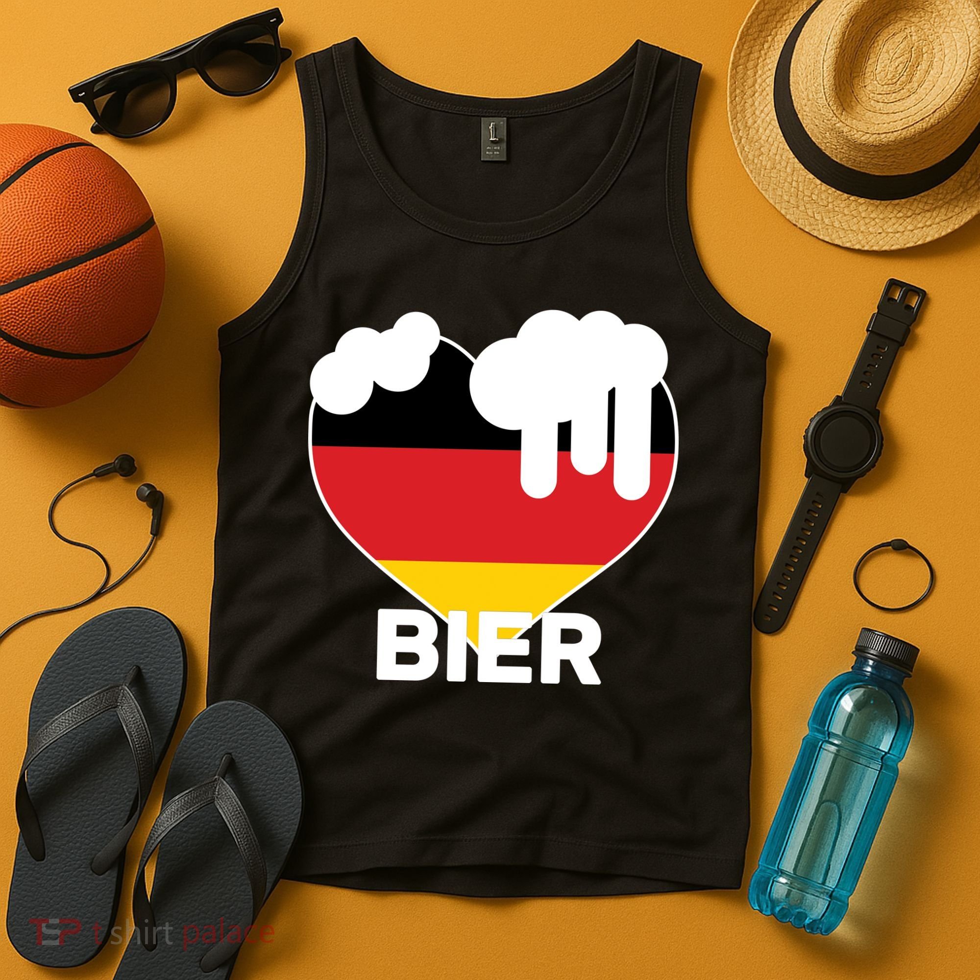Bier Heart Full of Beer Oktoberfest Tank Top