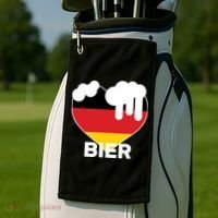 Bier Heart Full of Beer Oktoberfest Golf Towel thumb 2