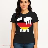 Bier Heart Full of Beer Oktoberfest Women's T-Shirt thumb 4