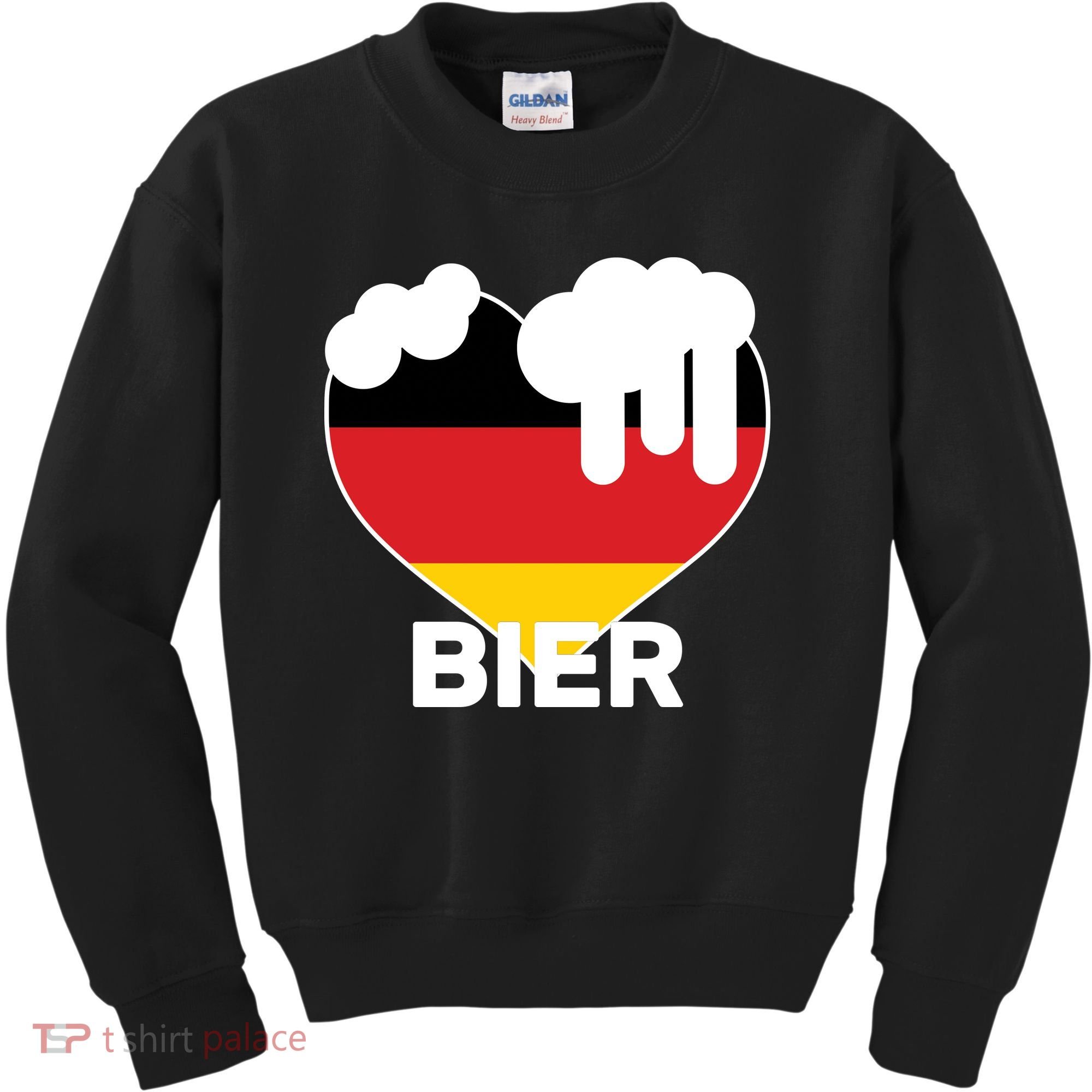 Bier Heart Full of Beer Oktoberfest Kids Sweatshirt